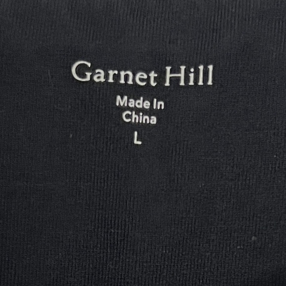 Garnet Hill Black Perfect Travel Lounge Jogger Pants - Picture 7 of 9